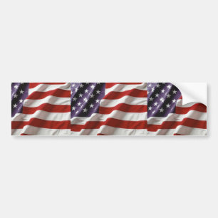 USA FLAG BUMPER STICKER