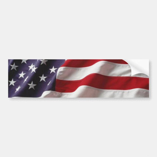USA Flag -Bumper Sticker- Bumper Sticker (Front)
