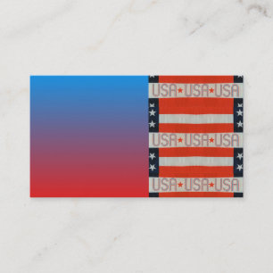 USA Flag Business Card