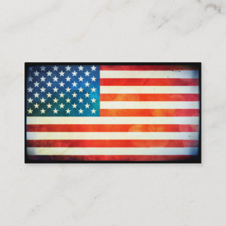 USA Flag Business Card
