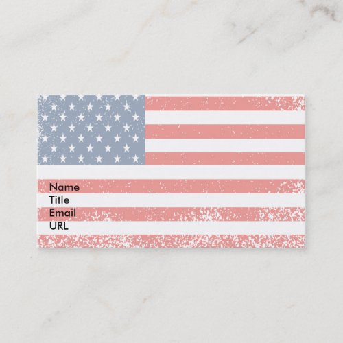 USA FLAG _ Business cards