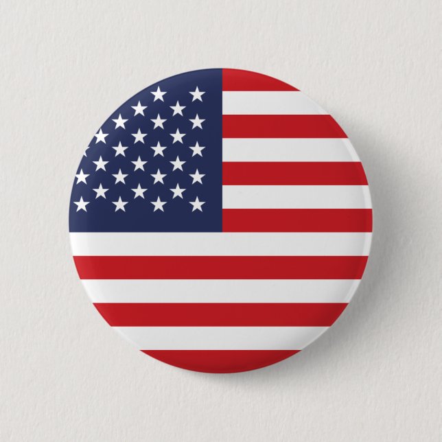 Usa Flag Button (Front)