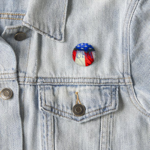 USA Flag Button