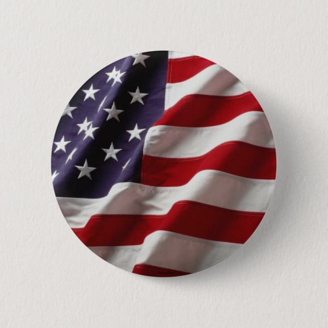 USA Flag -Button- Button (Front)