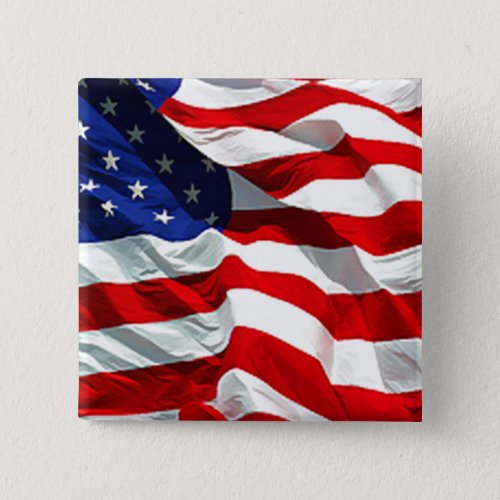 USA Flag Button Pins