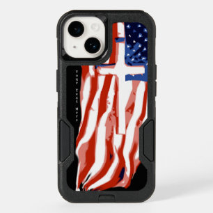 USA Flag (C) OtterBox iPhone 14 Case