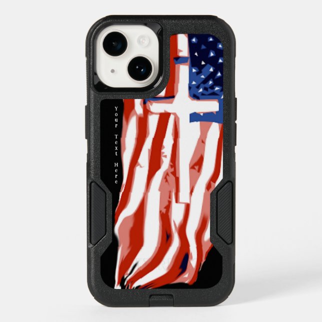 USA Flag (C)  Otterbox iPhone Case (Back)