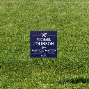USA Flag Campaign Political Lawn Yard Sign
