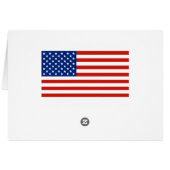 USA flag Cards (Back Horizontal)