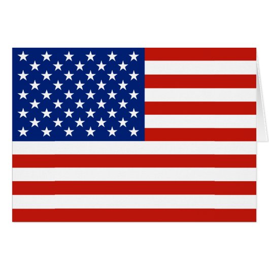 USA flag Cards (Front Horizontal)