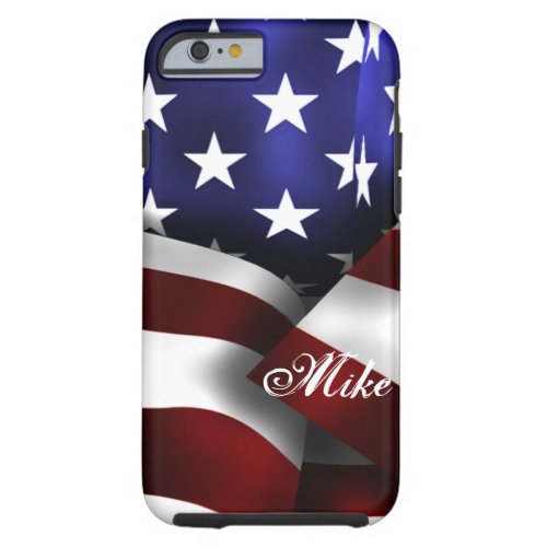 USA Flag Tough iPhone 6 Case