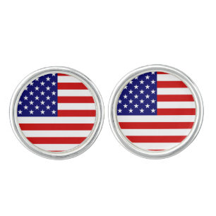 USA Flag clcnt Cufflinks