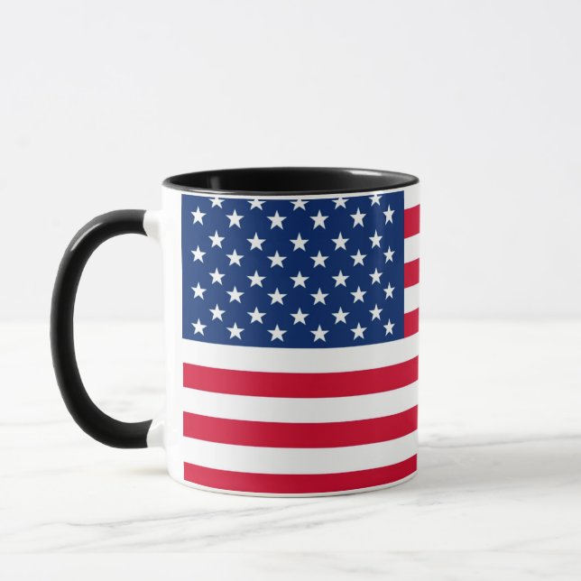 USA flag coffee Mug (Left)