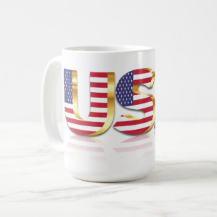 USA Flag Coffee Mug