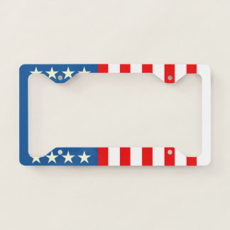 USA Flag creative visual Large License Plate Frame