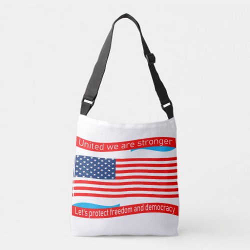 USA flag Crossbody Bag