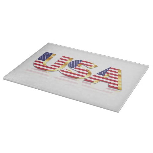 USA Flag Cutting Board