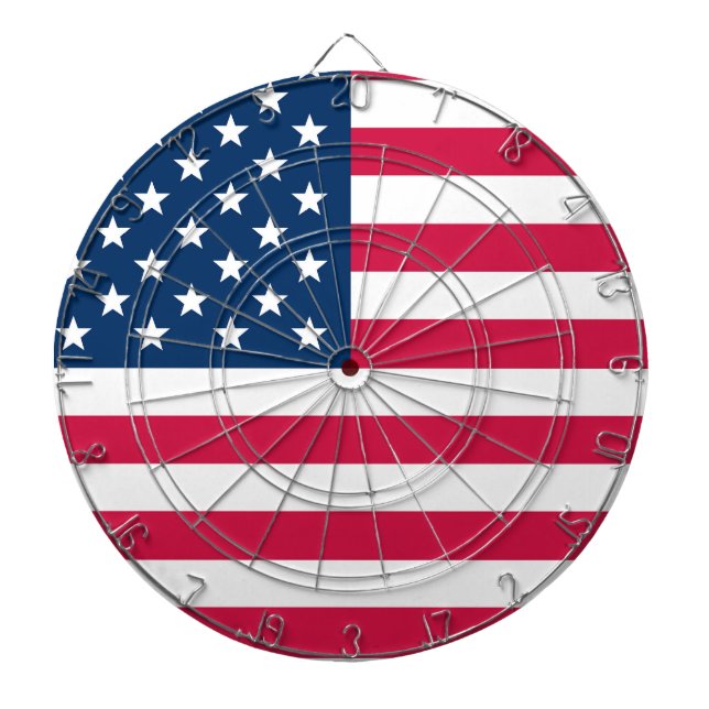 USA Flag Dart Board (Front)