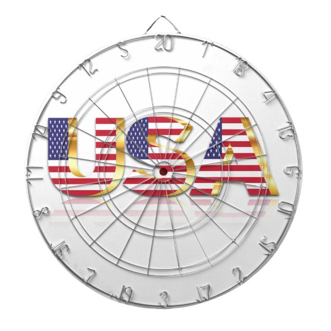 USA Flag Dart Board (Front)