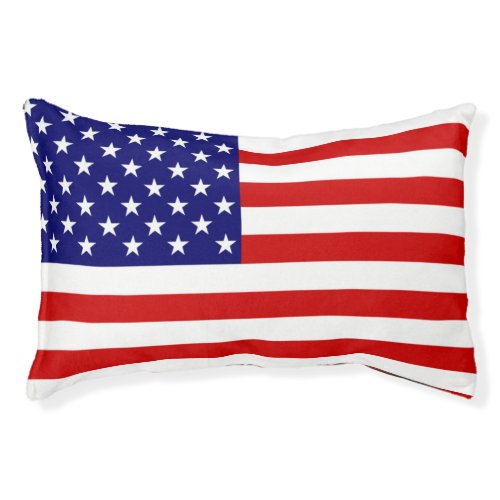 USA Flag dbcn Pet Bed