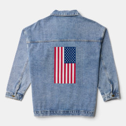 USA Flag Denim Jacket