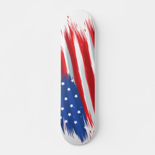 USA Flag Design Skateboard