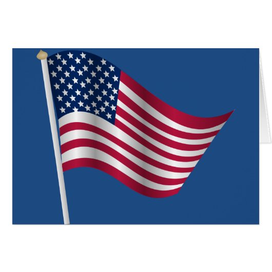 USA Flag Designs Cards (Front Horizontal)