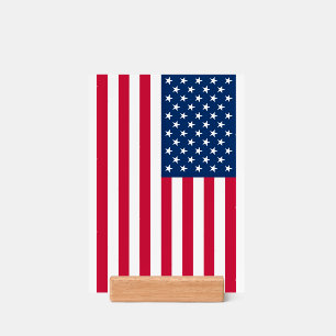 USA Flag Desk Accessories Holder