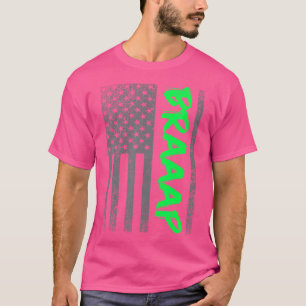 Usa Flag Dirt Bike Jet Ski Atv T-Shirt