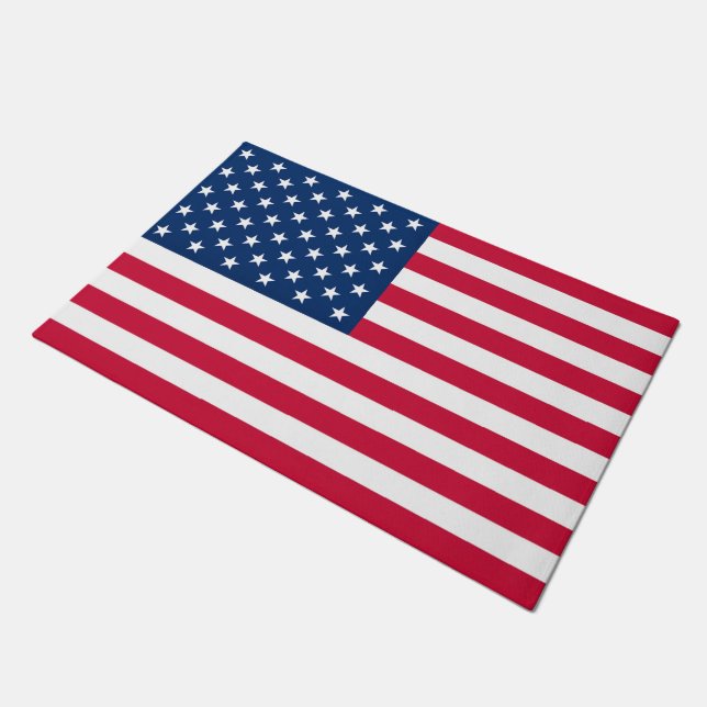 USA Flag Doormat (Angled)