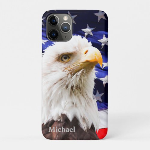 USA Flag Eagle iPhone 11 Pro Case