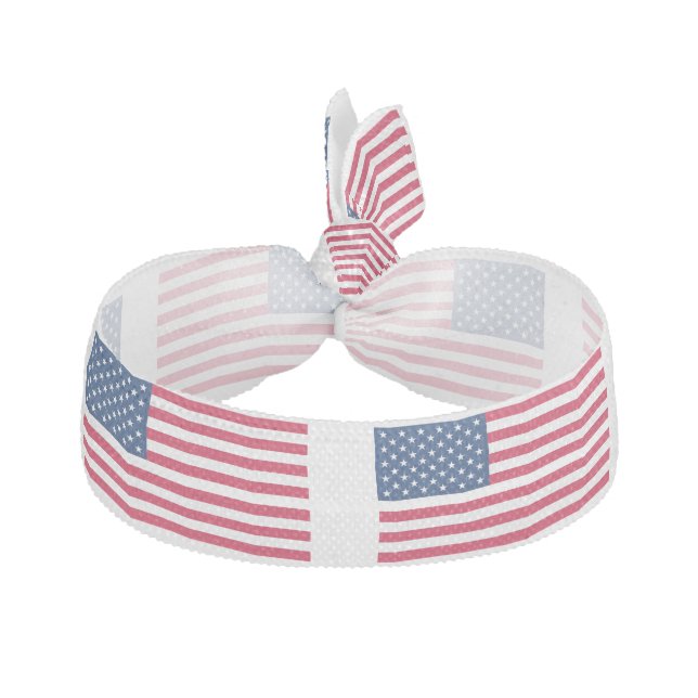 USA Flag Elastic Hair Tie (Front)