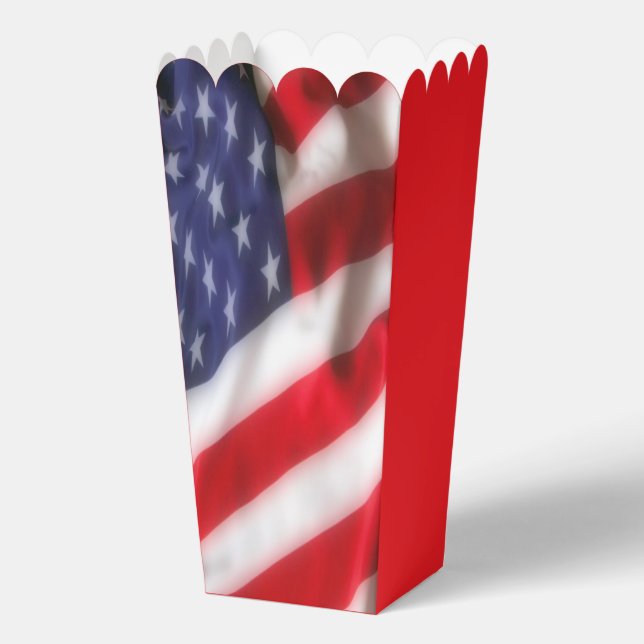 USA Flag Favor Boxes (Back)