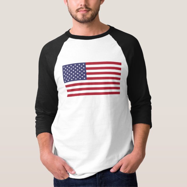 USA flag, flag of USA, American flag T-Shirt (Front)