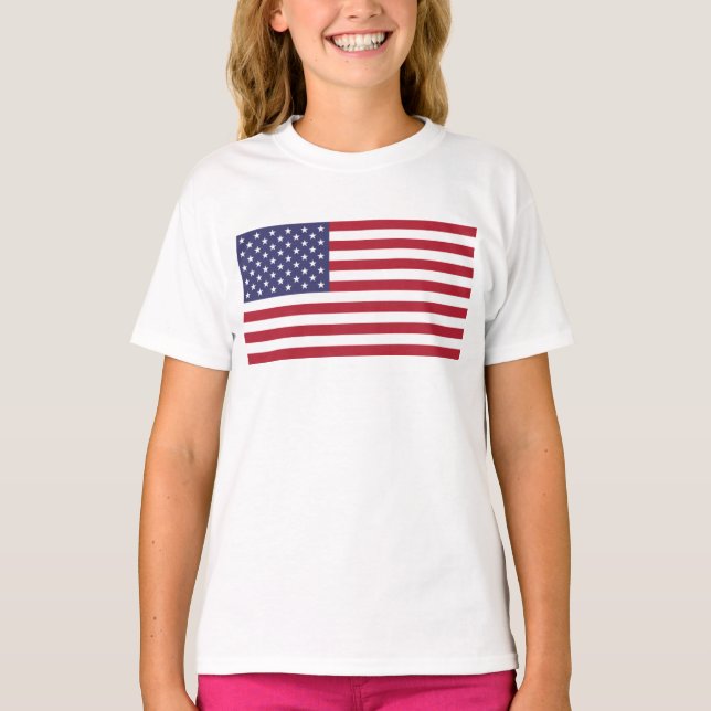 USA flag, flag of USA, American flag T-Shirt (Front)