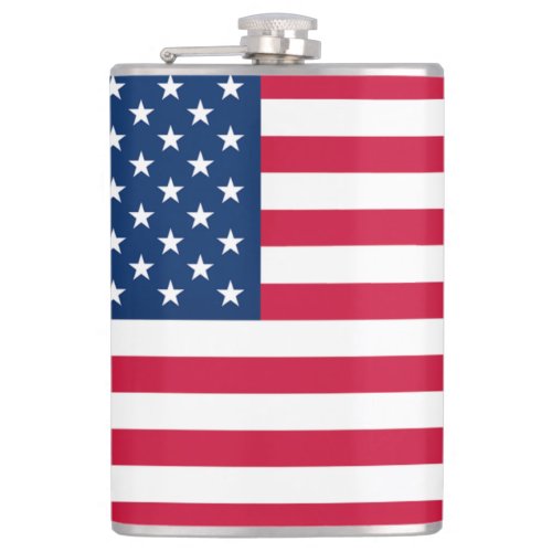 USA Flag Flask United States of America