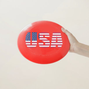 USA Flag Flying Disc - Stars and Stripes American 