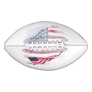 USA flag Football