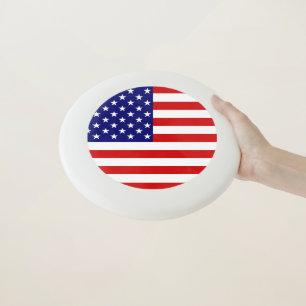 USA Flag frcnt Wham-O Frisbee