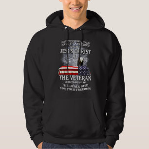 USA Flag Fully Vaccinated By The Blood Of Jesus T- Hoodie
