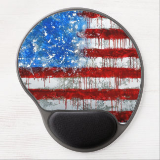 USA Flag Gel Mouse Pad