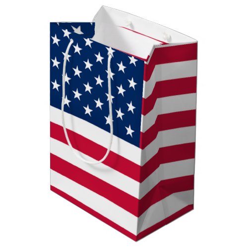 USA Flag Gift Bag Patriotic