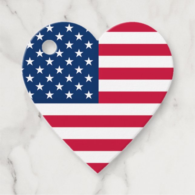 USA Flag Gift Tags (Front)