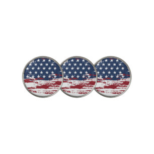 USA Flag  Golf Ball Marker