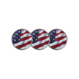 USA Flag Golf Ball Marker