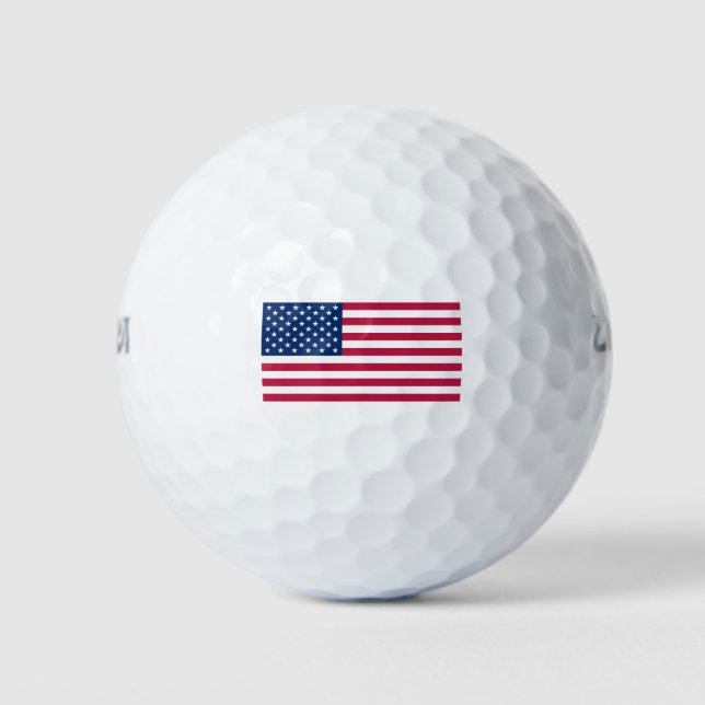 usa flag golf balls (Front)