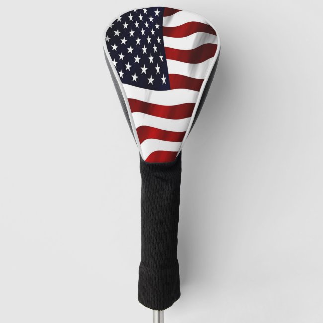USA Flag Golf Head Cover
