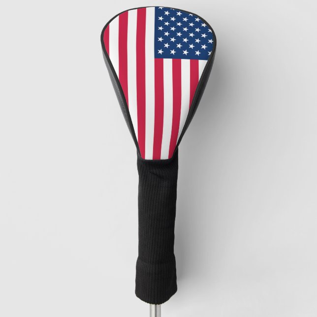 USA Flag Golf Head Cover - Patriotic (Front)