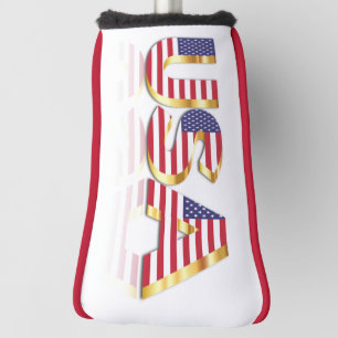 USA Flag Golf Head Cover United States of America