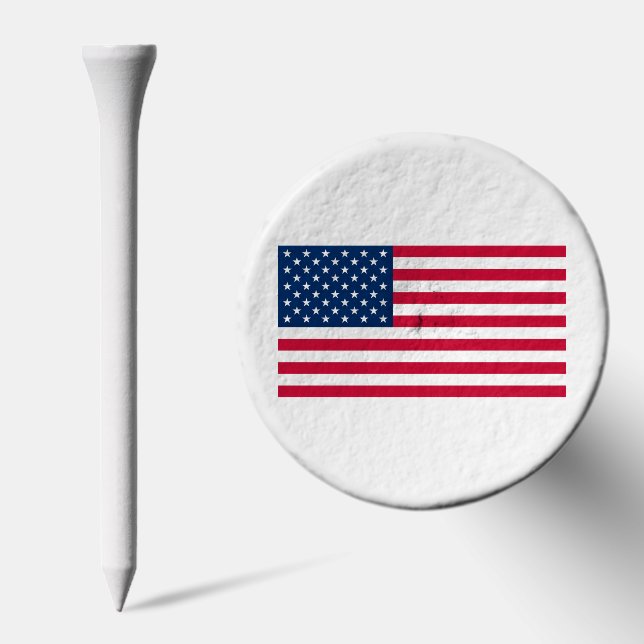 USA Flag Golf Tees Patriotic (Combo)
